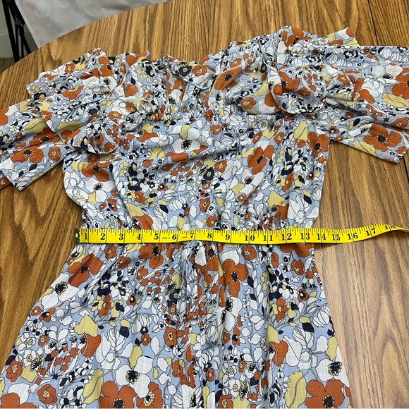 Alexis Floral Ruffle Dress in Vintage Blossom - Picture 9 of 11